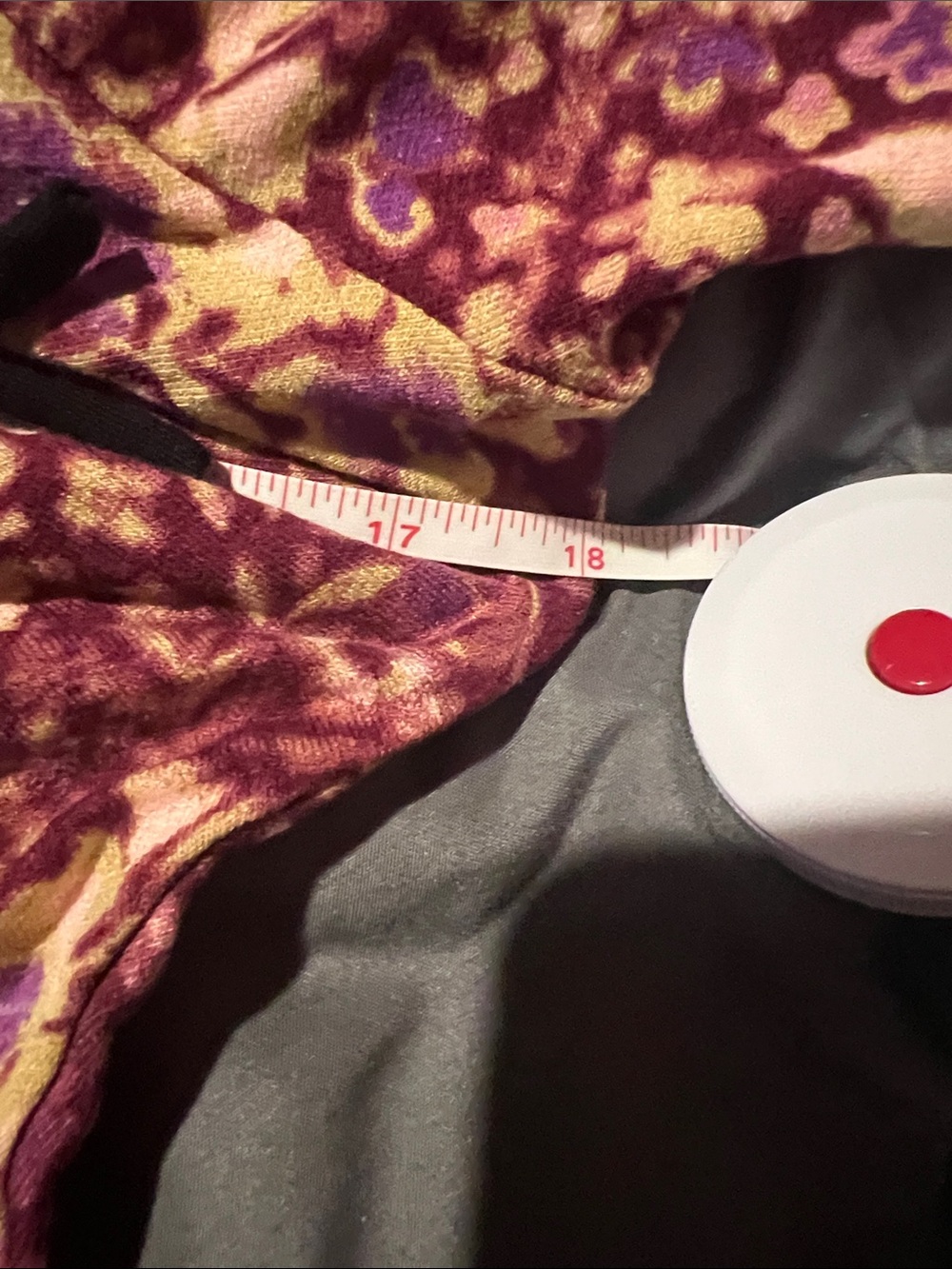 Free People Ruched Long Sleeve Floral Scoop Top in Plum - Picture 16 of 16